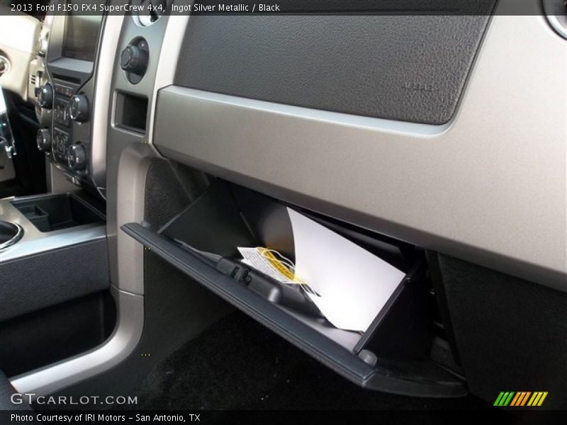 Ingot Silver Metallic / Black 2013 Ford F150 FX4 SuperCrew 4x4