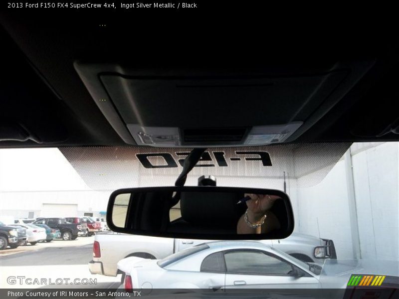 Ingot Silver Metallic / Black 2013 Ford F150 FX4 SuperCrew 4x4