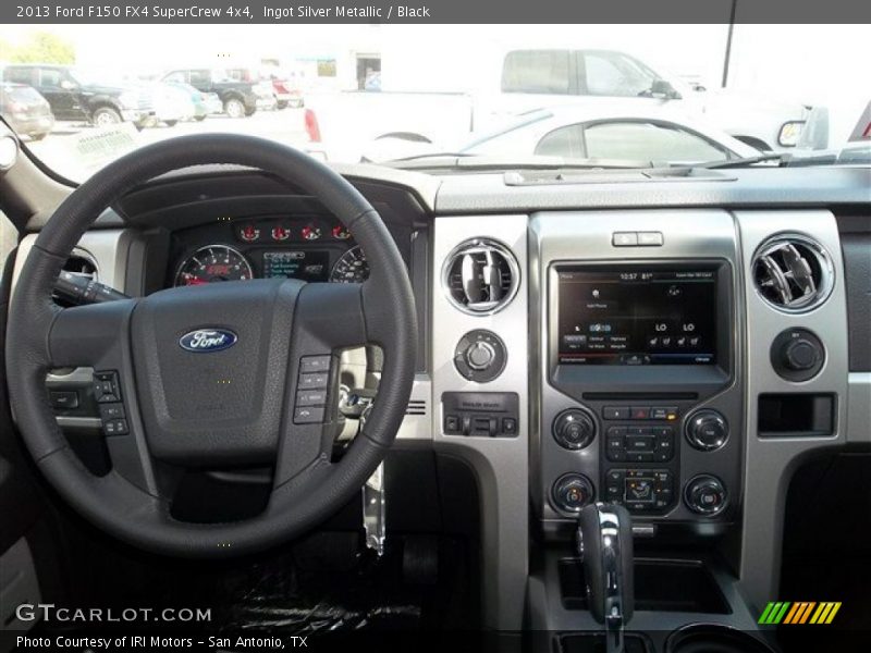 Ingot Silver Metallic / Black 2013 Ford F150 FX4 SuperCrew 4x4