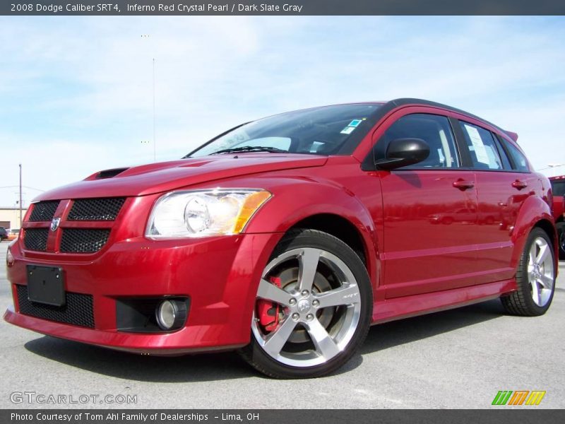Inferno Red Crystal Pearl / Dark Slate Gray 2008 Dodge Caliber SRT4
