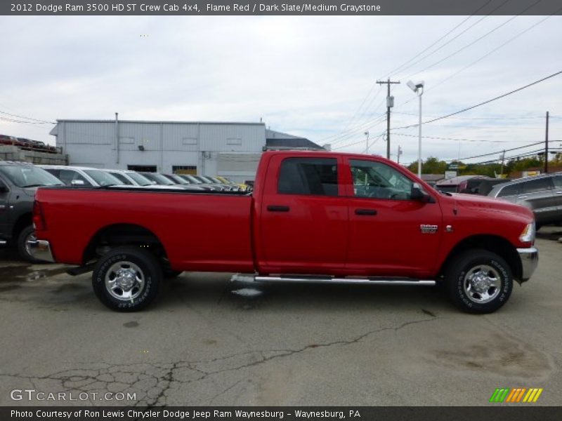 Flame Red / Dark Slate/Medium Graystone 2012 Dodge Ram 3500 HD ST Crew Cab 4x4