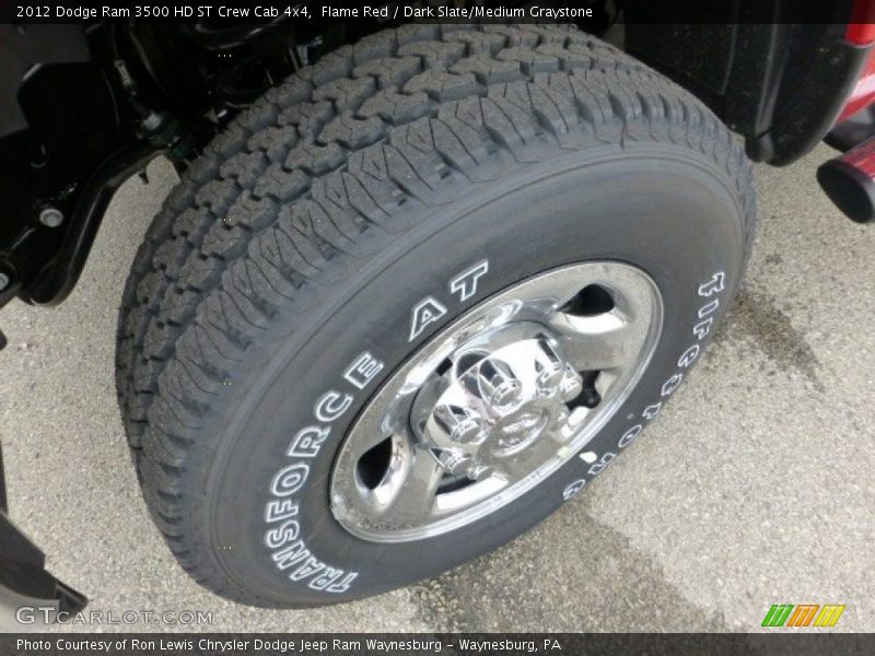 Flame Red / Dark Slate/Medium Graystone 2012 Dodge Ram 3500 HD ST Crew Cab 4x4