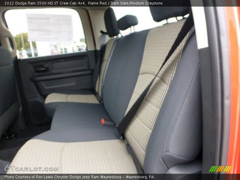 Flame Red / Dark Slate/Medium Graystone 2012 Dodge Ram 3500 HD ST Crew Cab 4x4