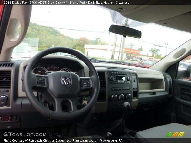 Flame Red / Dark Slate/Medium Graystone 2012 Dodge Ram 3500 HD ST Crew Cab 4x4