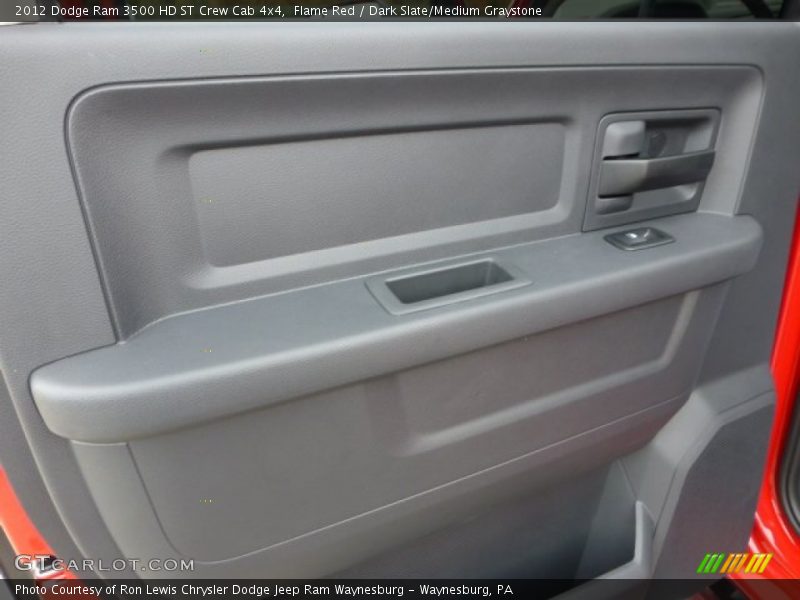 Flame Red / Dark Slate/Medium Graystone 2012 Dodge Ram 3500 HD ST Crew Cab 4x4