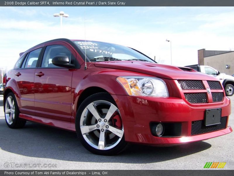Inferno Red Crystal Pearl / Dark Slate Gray 2008 Dodge Caliber SRT4