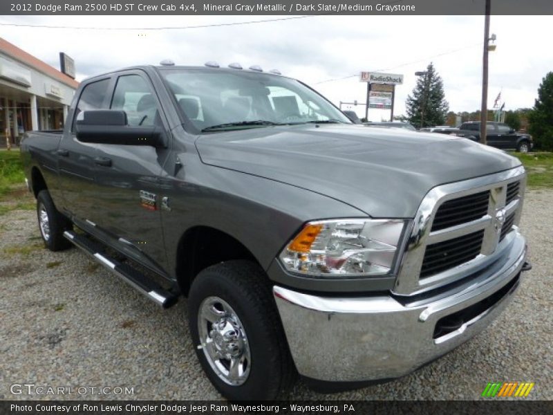 Mineral Gray Metallic / Dark Slate/Medium Graystone 2012 Dodge Ram 2500 HD ST Crew Cab 4x4