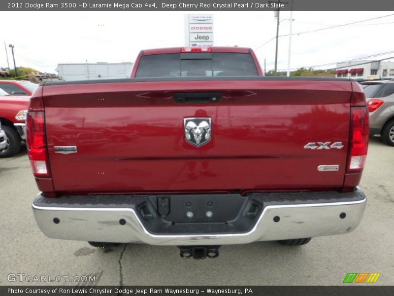 Deep Cherry Red Crystal Pearl / Dark Slate 2012 Dodge Ram 3500 HD Laramie Mega Cab 4x4
