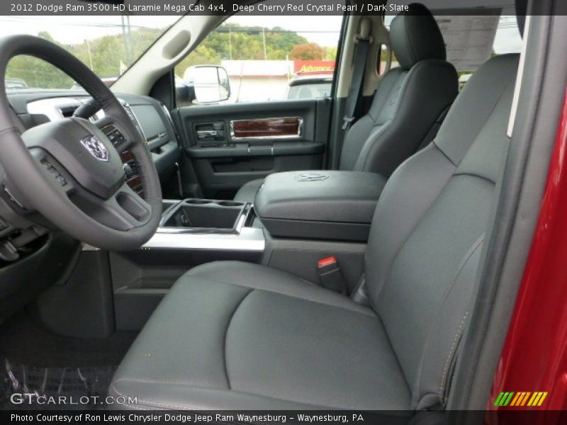  2012 Ram 3500 HD Laramie Mega Cab 4x4 Dark Slate Interior