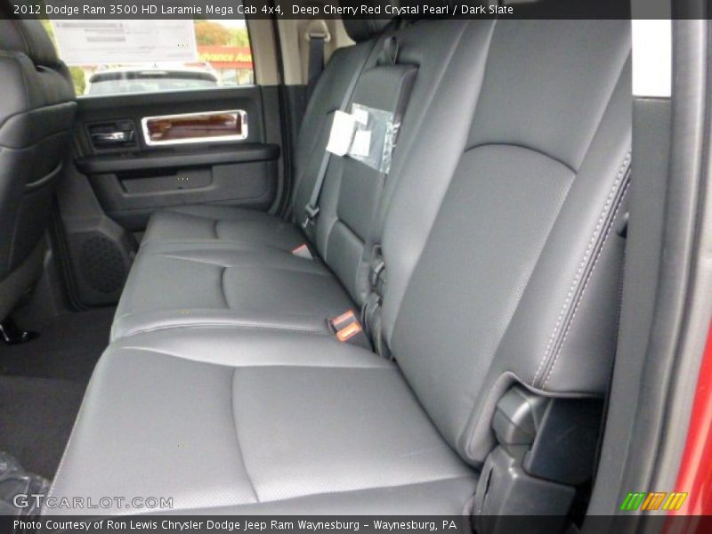  2012 Ram 3500 HD Laramie Mega Cab 4x4 Dark Slate Interior