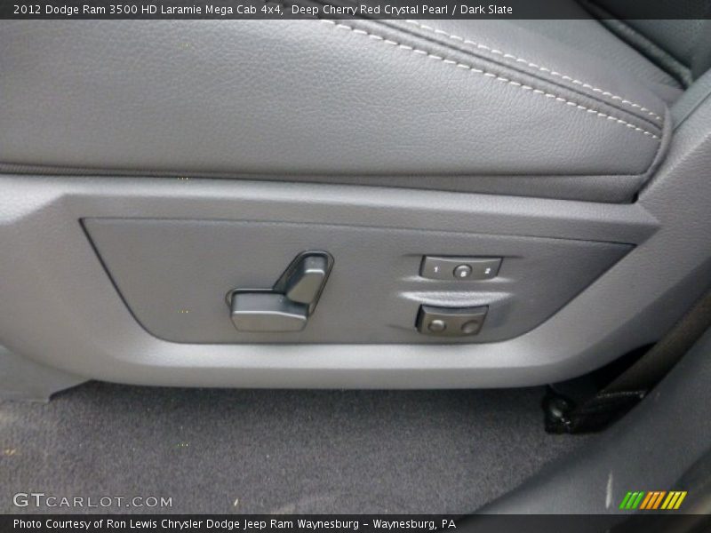 Deep Cherry Red Crystal Pearl / Dark Slate 2012 Dodge Ram 3500 HD Laramie Mega Cab 4x4