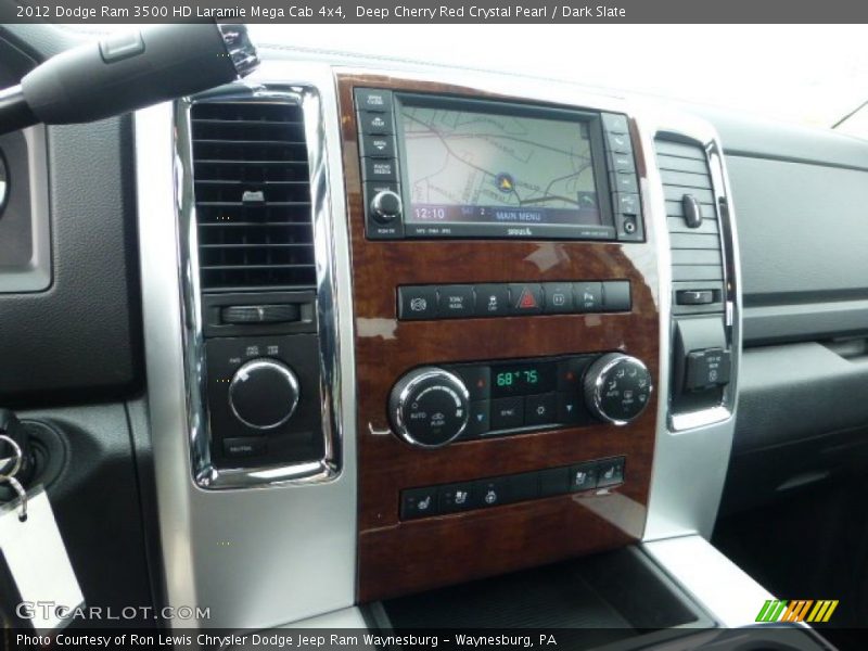 Deep Cherry Red Crystal Pearl / Dark Slate 2012 Dodge Ram 3500 HD Laramie Mega Cab 4x4