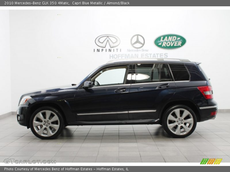 Capri Blue Metallic / Almond/Black 2010 Mercedes-Benz GLK 350 4Matic