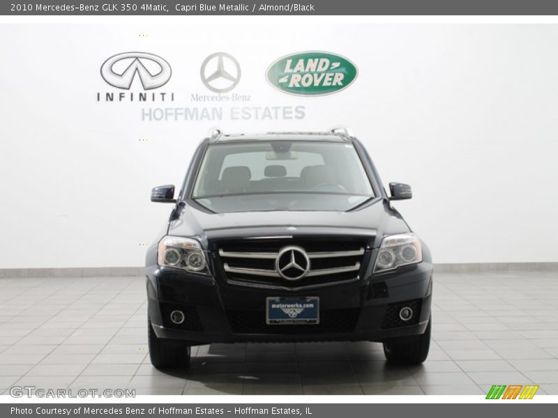 Capri Blue Metallic / Almond/Black 2010 Mercedes-Benz GLK 350 4Matic