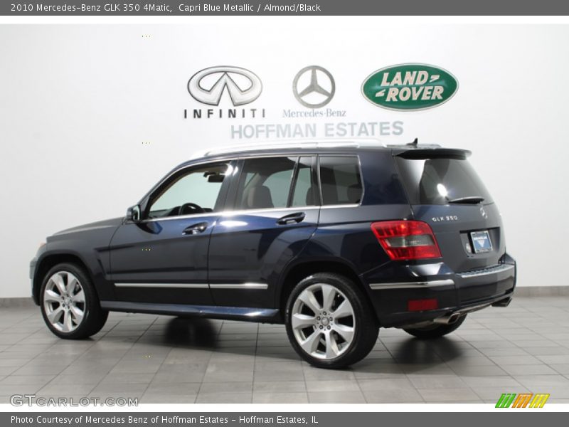 Capri Blue Metallic / Almond/Black 2010 Mercedes-Benz GLK 350 4Matic