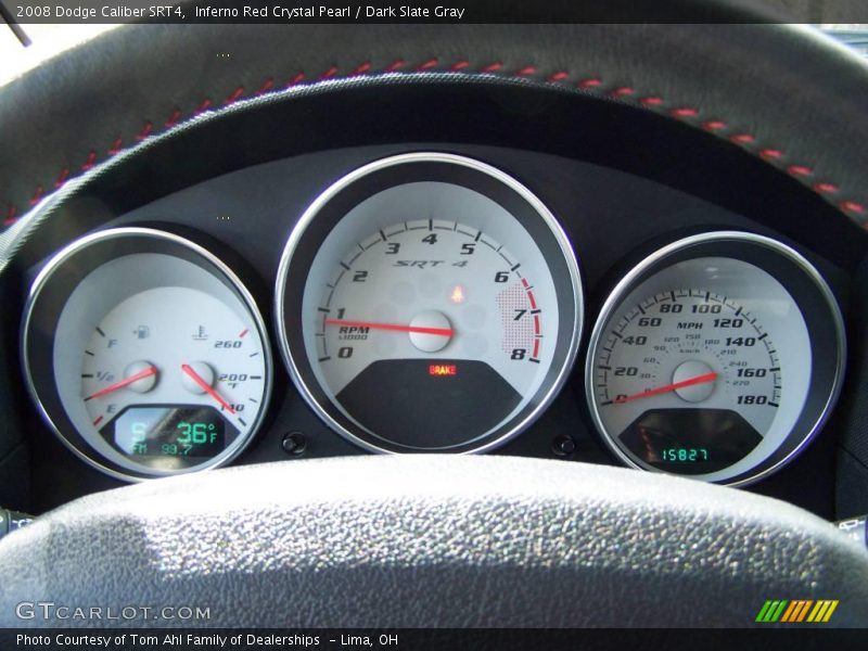 Inferno Red Crystal Pearl / Dark Slate Gray 2008 Dodge Caliber SRT4