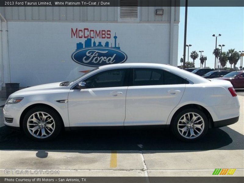 White Platinum Tri-Coat / Dune 2013 Ford Taurus Limited