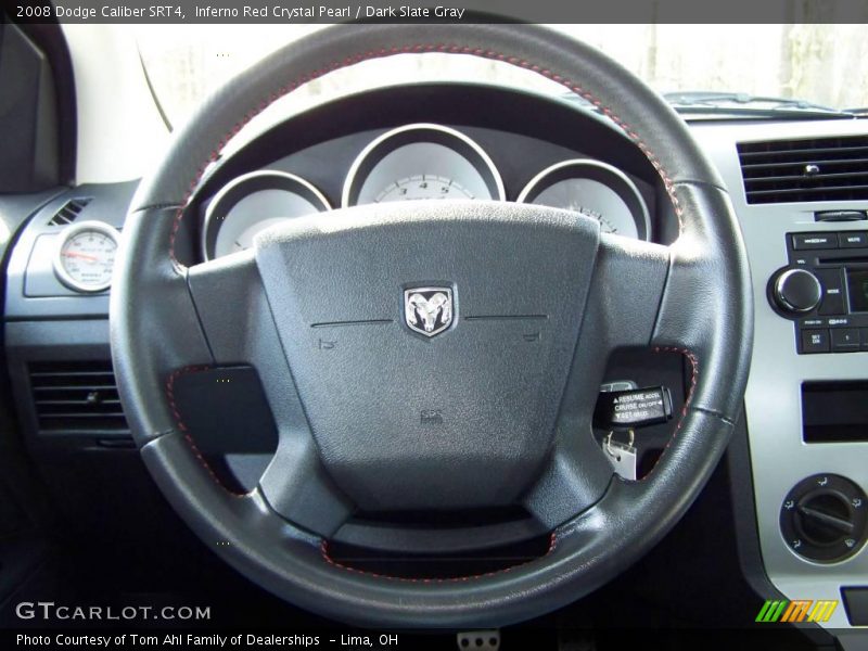 Inferno Red Crystal Pearl / Dark Slate Gray 2008 Dodge Caliber SRT4