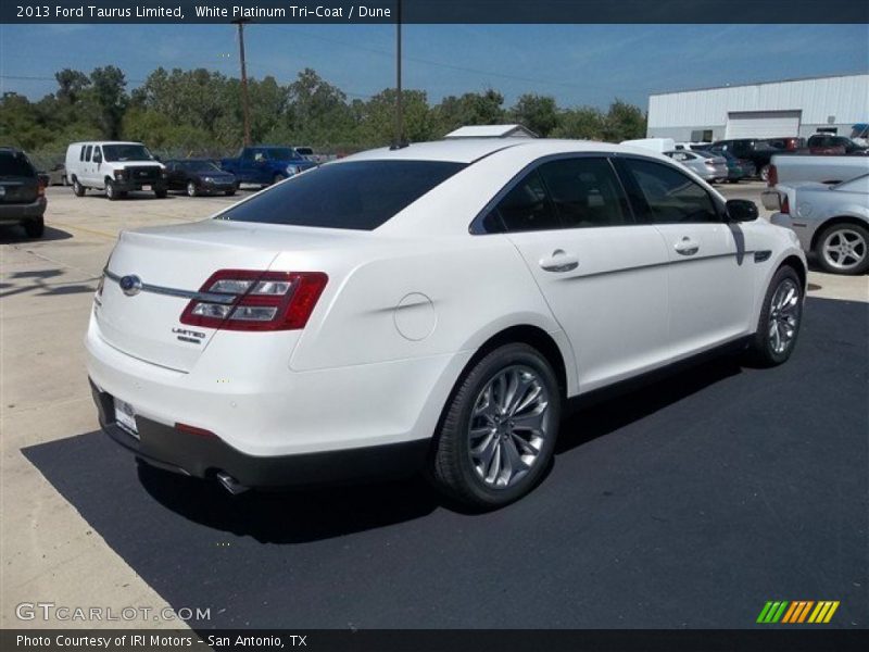 White Platinum Tri-Coat / Dune 2013 Ford Taurus Limited