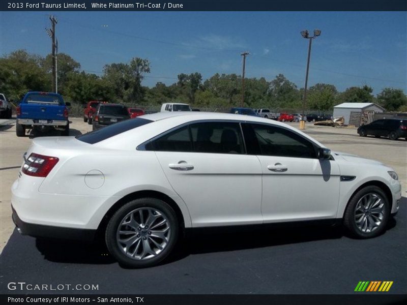 White Platinum Tri-Coat / Dune 2013 Ford Taurus Limited