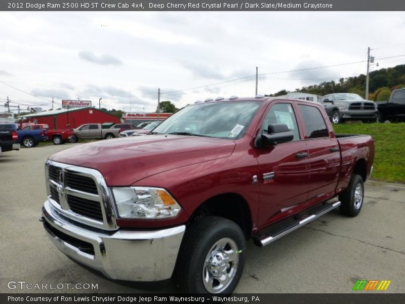 Deep Cherry Red Crystal Pearl / Dark Slate/Medium Graystone 2012 Dodge Ram 2500 HD ST Crew Cab 4x4