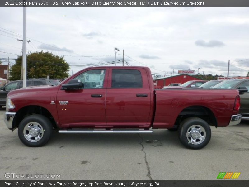 Deep Cherry Red Crystal Pearl / Dark Slate/Medium Graystone 2012 Dodge Ram 2500 HD ST Crew Cab 4x4