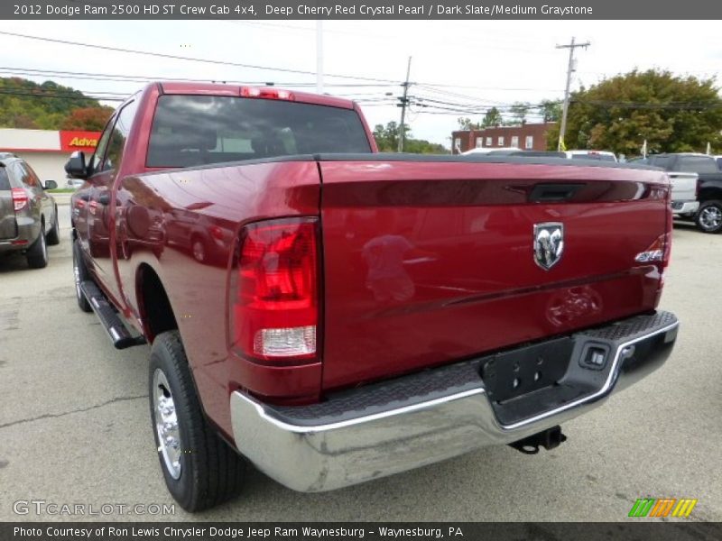 Deep Cherry Red Crystal Pearl / Dark Slate/Medium Graystone 2012 Dodge Ram 2500 HD ST Crew Cab 4x4