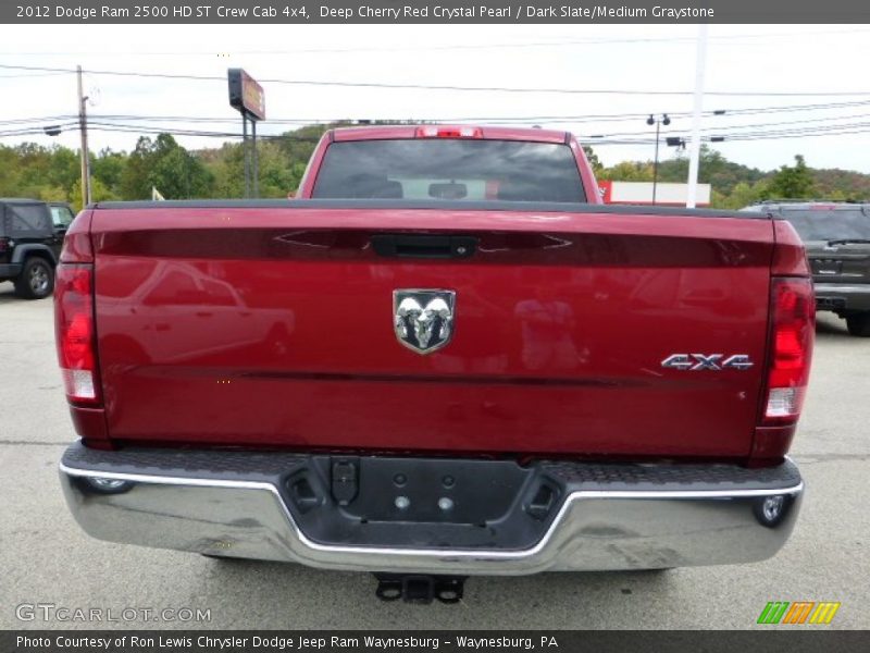 Deep Cherry Red Crystal Pearl / Dark Slate/Medium Graystone 2012 Dodge Ram 2500 HD ST Crew Cab 4x4