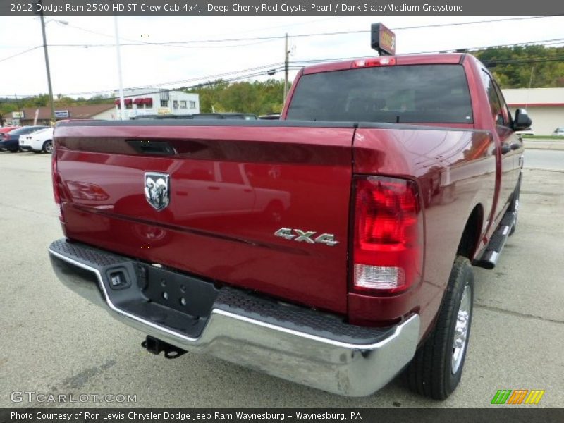 Deep Cherry Red Crystal Pearl / Dark Slate/Medium Graystone 2012 Dodge Ram 2500 HD ST Crew Cab 4x4