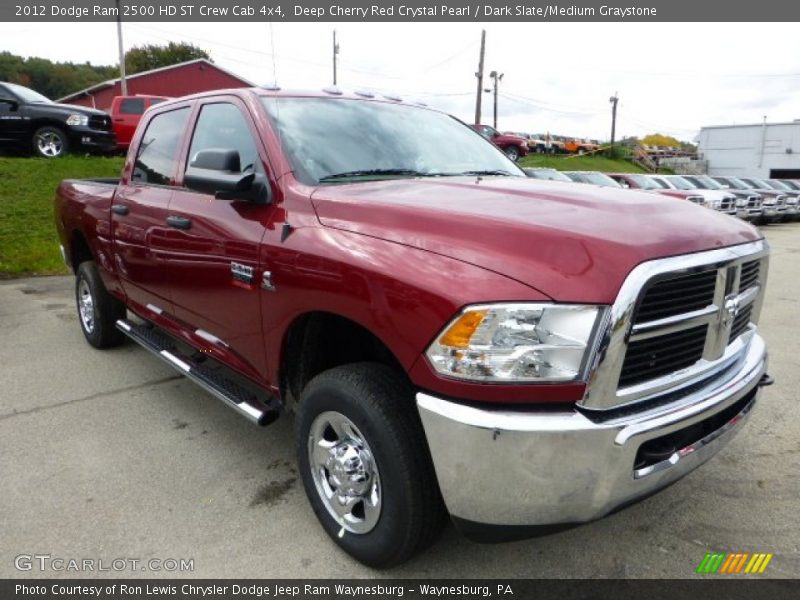 Deep Cherry Red Crystal Pearl / Dark Slate/Medium Graystone 2012 Dodge Ram 2500 HD ST Crew Cab 4x4