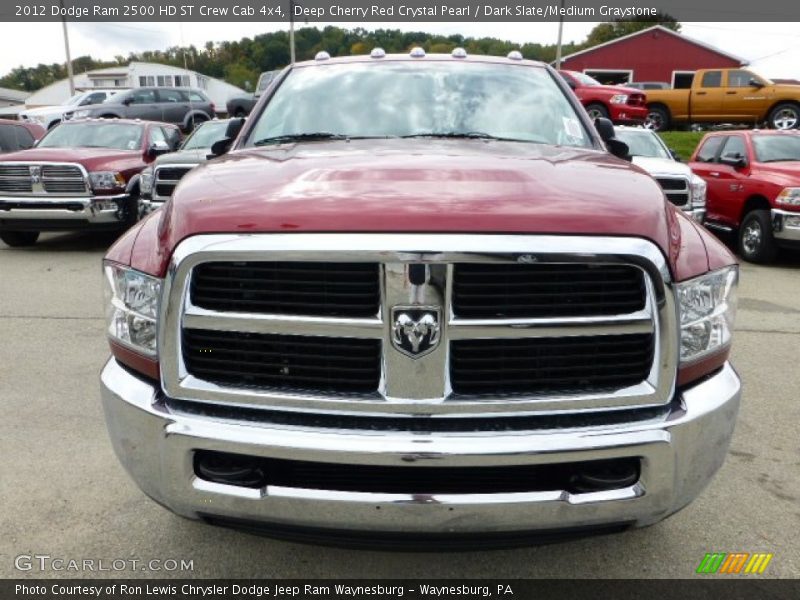 Deep Cherry Red Crystal Pearl / Dark Slate/Medium Graystone 2012 Dodge Ram 2500 HD ST Crew Cab 4x4