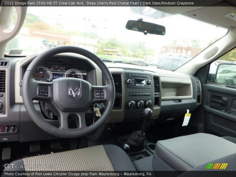 Deep Cherry Red Crystal Pearl / Dark Slate/Medium Graystone 2012 Dodge Ram 2500 HD ST Crew Cab 4x4