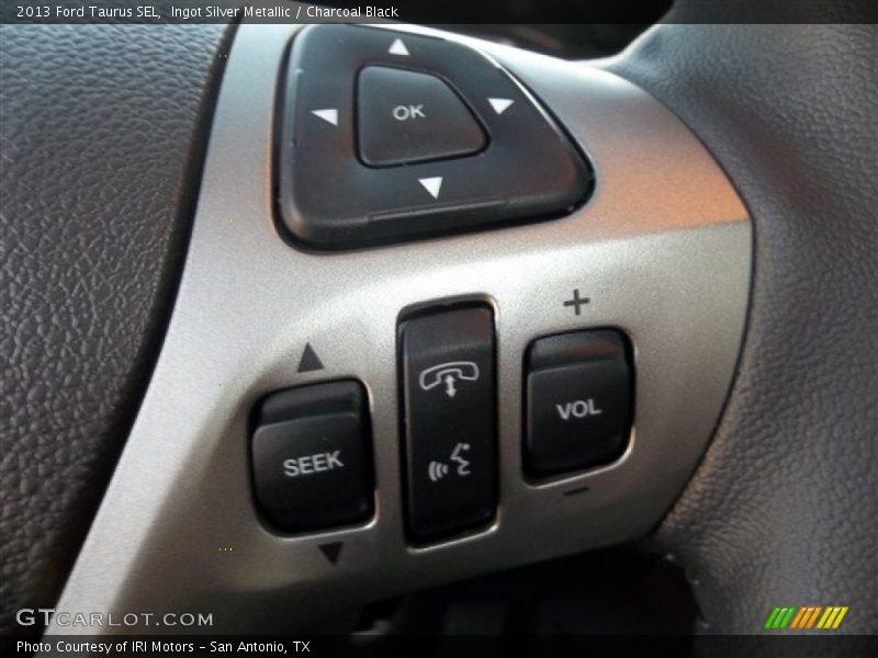 Ingot Silver Metallic / Charcoal Black 2013 Ford Taurus SEL