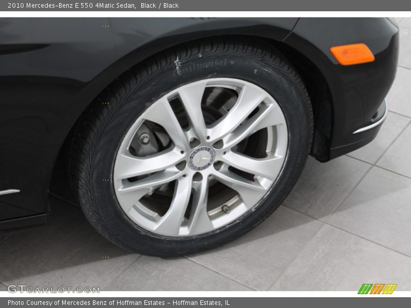 Black / Black 2010 Mercedes-Benz E 550 4Matic Sedan
