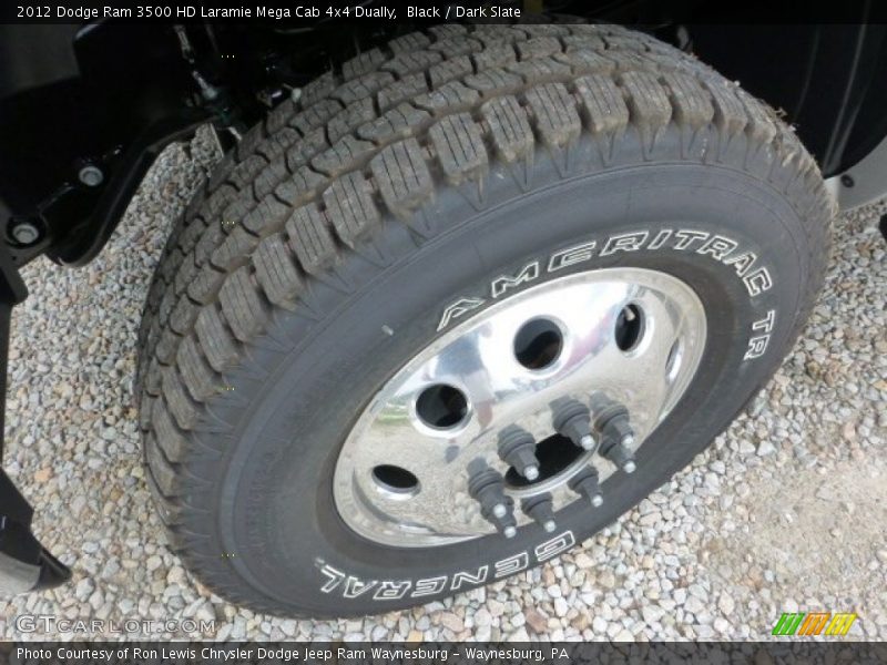 Black / Dark Slate 2012 Dodge Ram 3500 HD Laramie Mega Cab 4x4 Dually