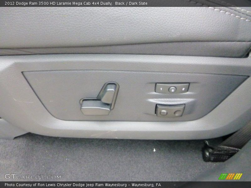 Front Seat of 2012 Ram 3500 HD Laramie Mega Cab 4x4 Dually