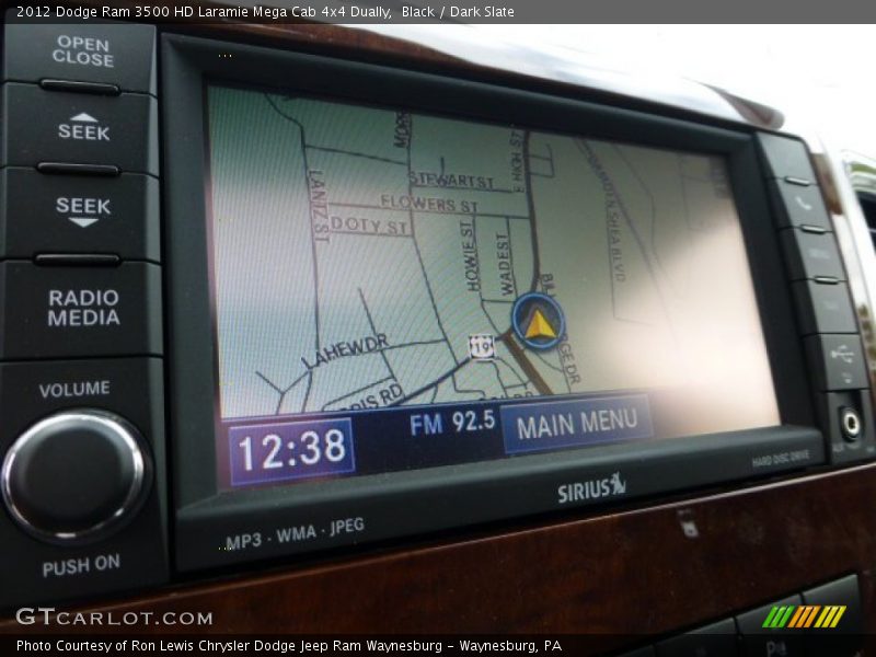 Black / Dark Slate 2012 Dodge Ram 3500 HD Laramie Mega Cab 4x4 Dually