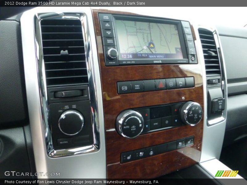 Controls of 2012 Ram 3500 HD Laramie Mega Cab 4x4 Dually