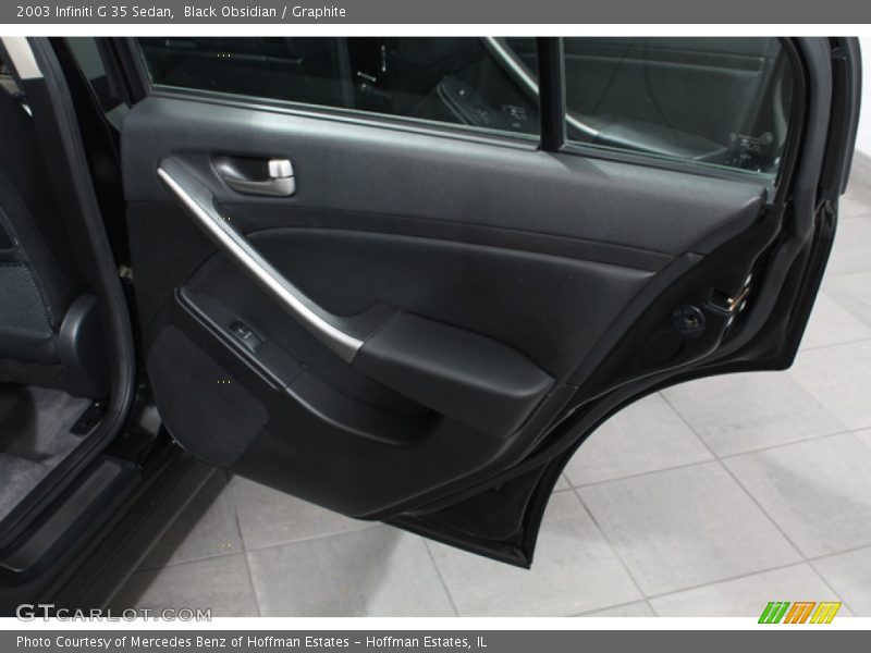 Black Obsidian / Graphite 2003 Infiniti G 35 Sedan