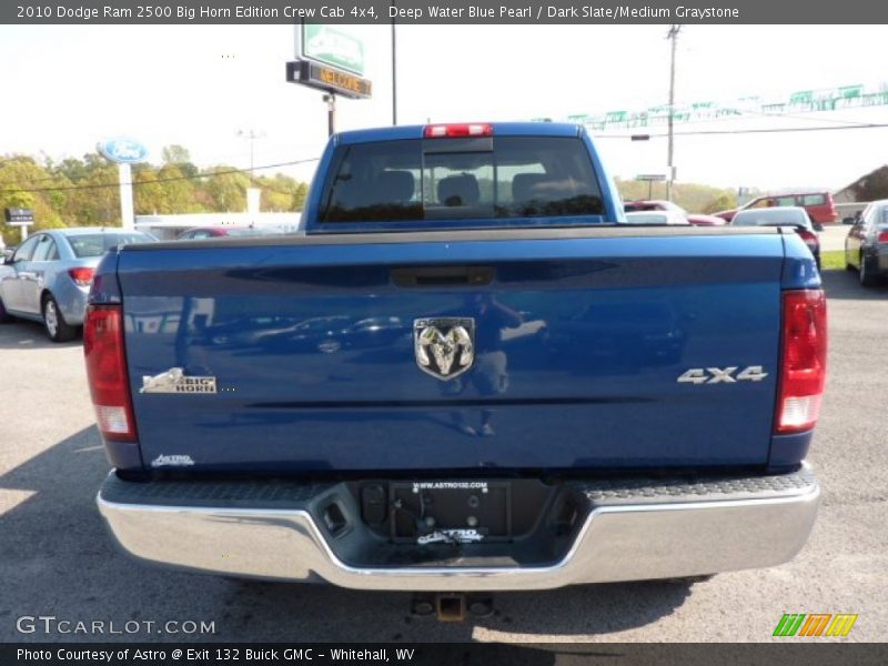 Deep Water Blue Pearl / Dark Slate/Medium Graystone 2010 Dodge Ram 2500 Big Horn Edition Crew Cab 4x4