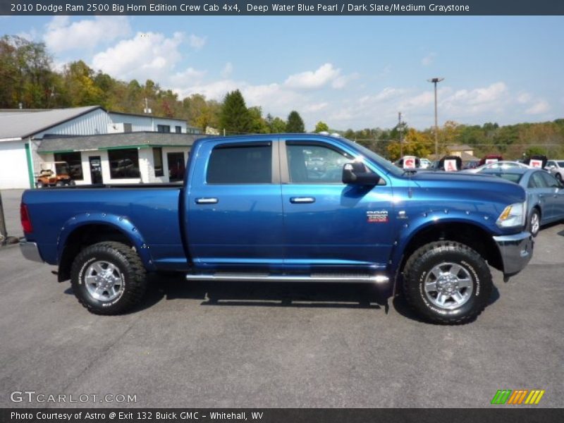 Deep Water Blue Pearl / Dark Slate/Medium Graystone 2010 Dodge Ram 2500 Big Horn Edition Crew Cab 4x4