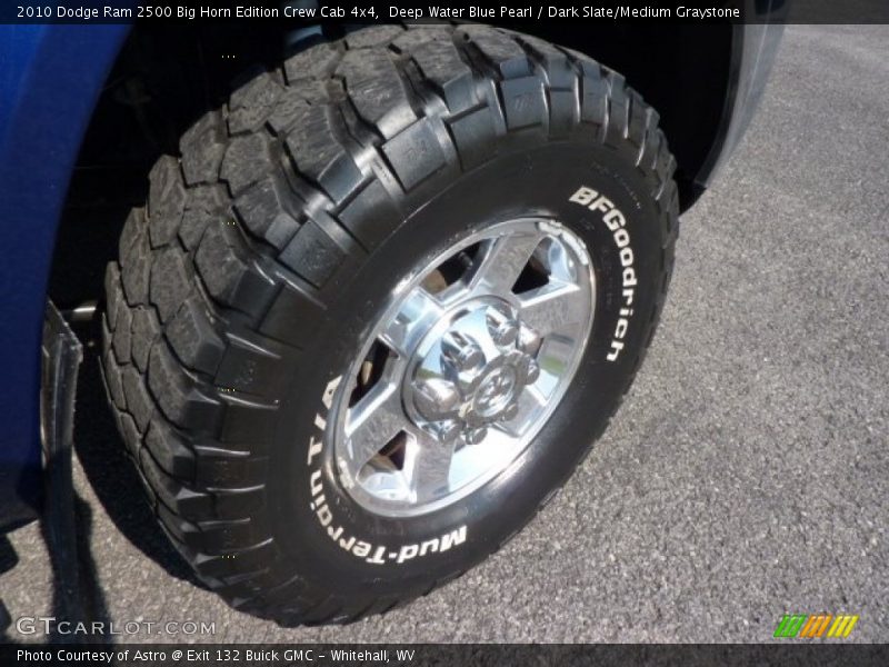 Deep Water Blue Pearl / Dark Slate/Medium Graystone 2010 Dodge Ram 2500 Big Horn Edition Crew Cab 4x4