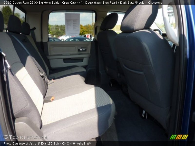 Deep Water Blue Pearl / Dark Slate/Medium Graystone 2010 Dodge Ram 2500 Big Horn Edition Crew Cab 4x4
