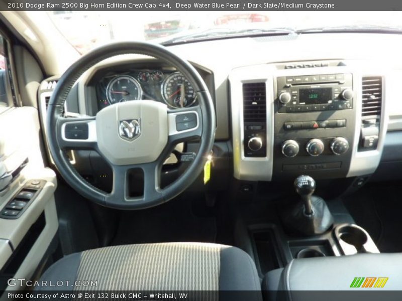 Deep Water Blue Pearl / Dark Slate/Medium Graystone 2010 Dodge Ram 2500 Big Horn Edition Crew Cab 4x4