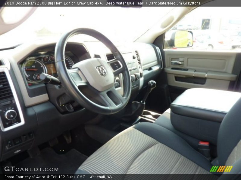 Deep Water Blue Pearl / Dark Slate/Medium Graystone 2010 Dodge Ram 2500 Big Horn Edition Crew Cab 4x4