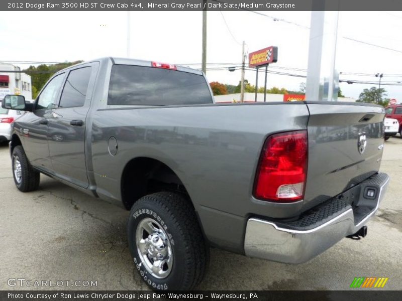 Mineral Gray Pearl / Dark Slate/Medium Graystone 2012 Dodge Ram 3500 HD ST Crew Cab 4x4
