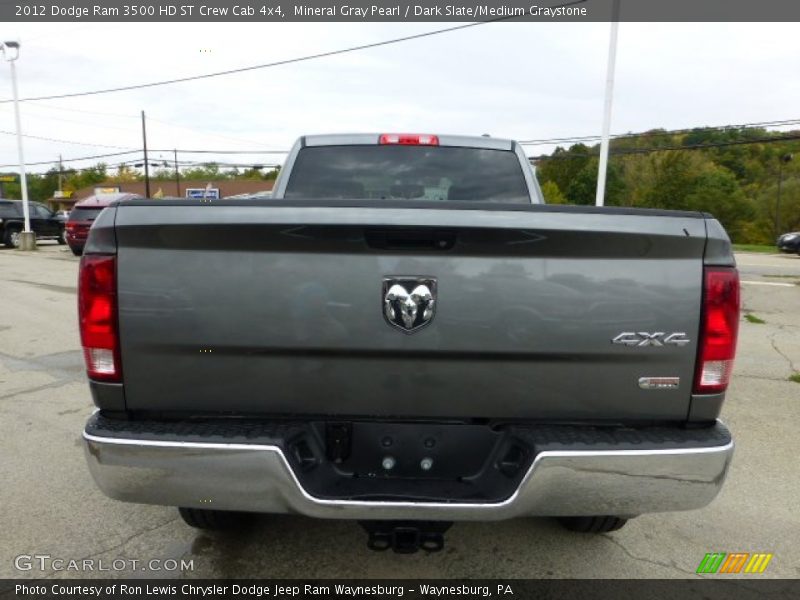 Mineral Gray Pearl / Dark Slate/Medium Graystone 2012 Dodge Ram 3500 HD ST Crew Cab 4x4