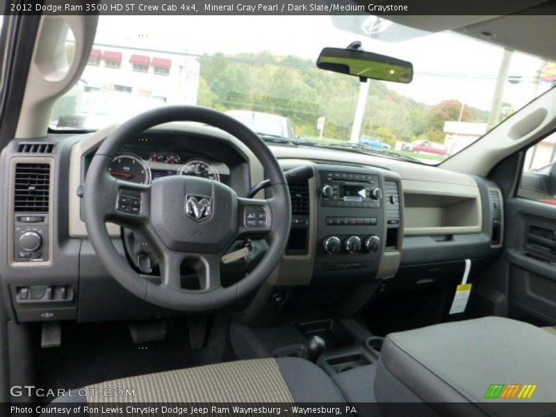 Mineral Gray Pearl / Dark Slate/Medium Graystone 2012 Dodge Ram 3500 HD ST Crew Cab 4x4
