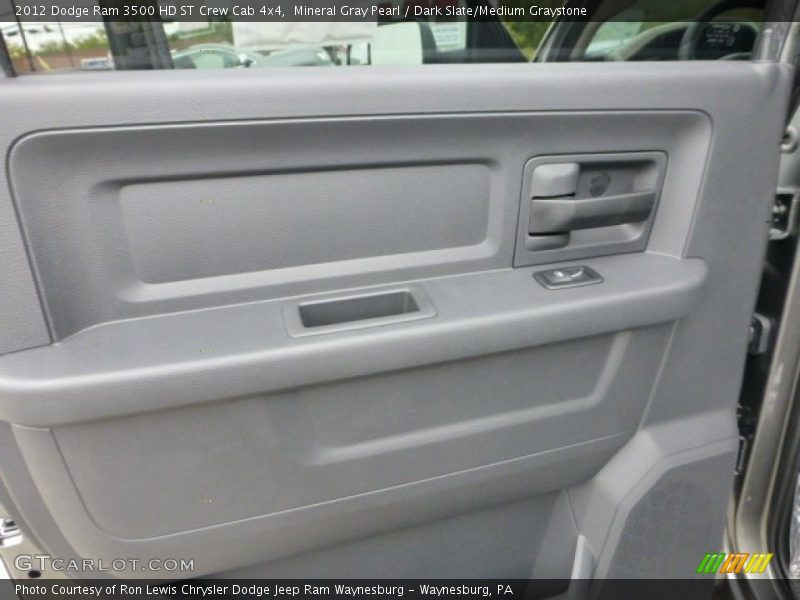 Mineral Gray Pearl / Dark Slate/Medium Graystone 2012 Dodge Ram 3500 HD ST Crew Cab 4x4
