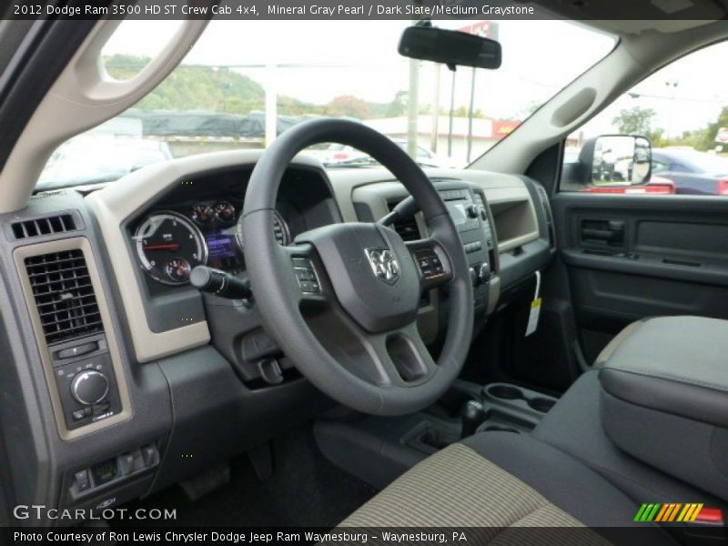 Mineral Gray Pearl / Dark Slate/Medium Graystone 2012 Dodge Ram 3500 HD ST Crew Cab 4x4
